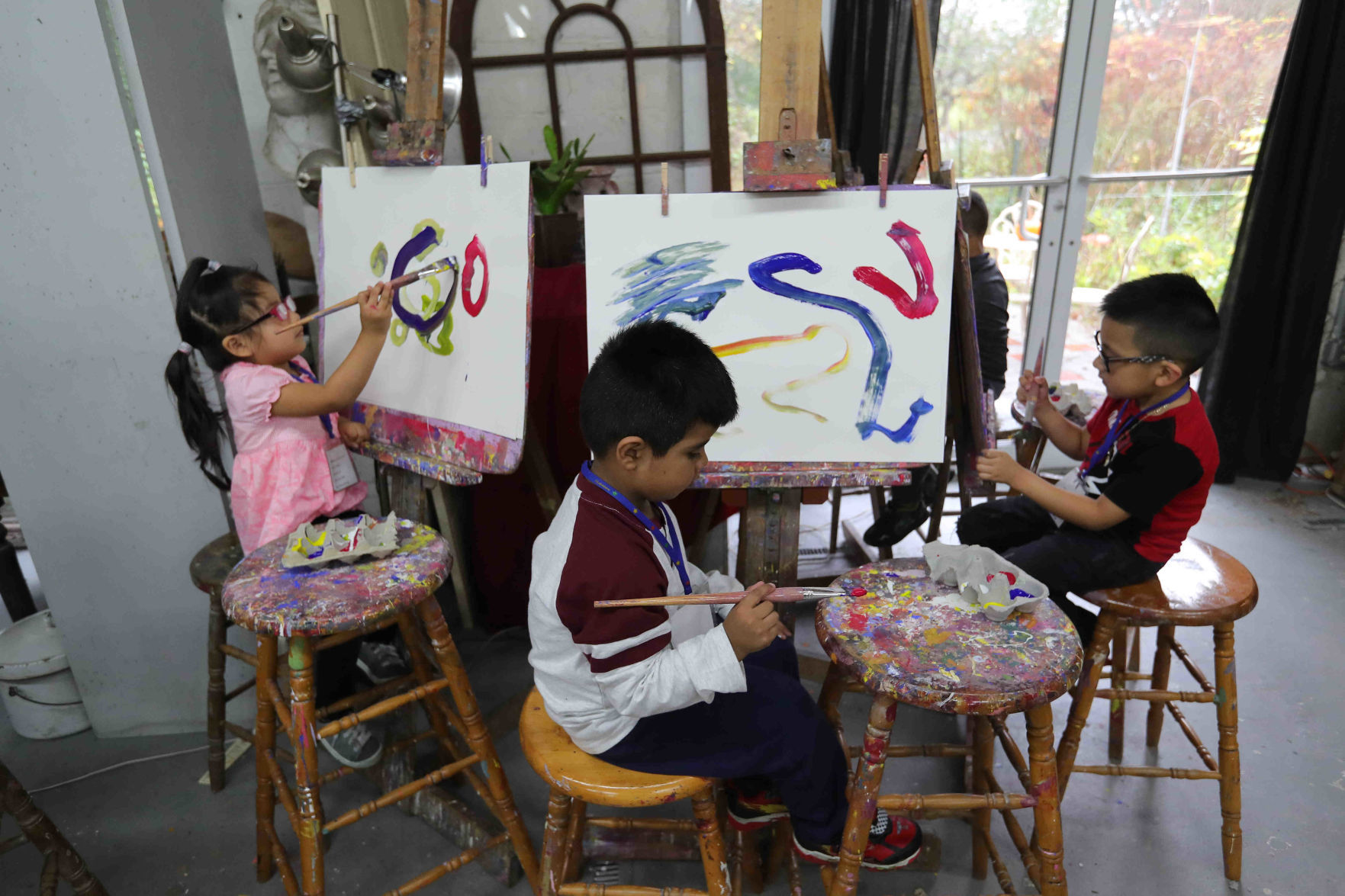 Gateway Head Start of Vineland hands on art experience at The Barn Studio of Art